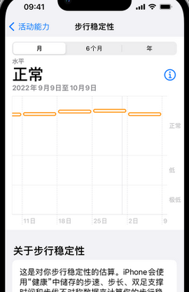 礼县iPhone手机维修如何在iPhone开启'步行稳定性通知'