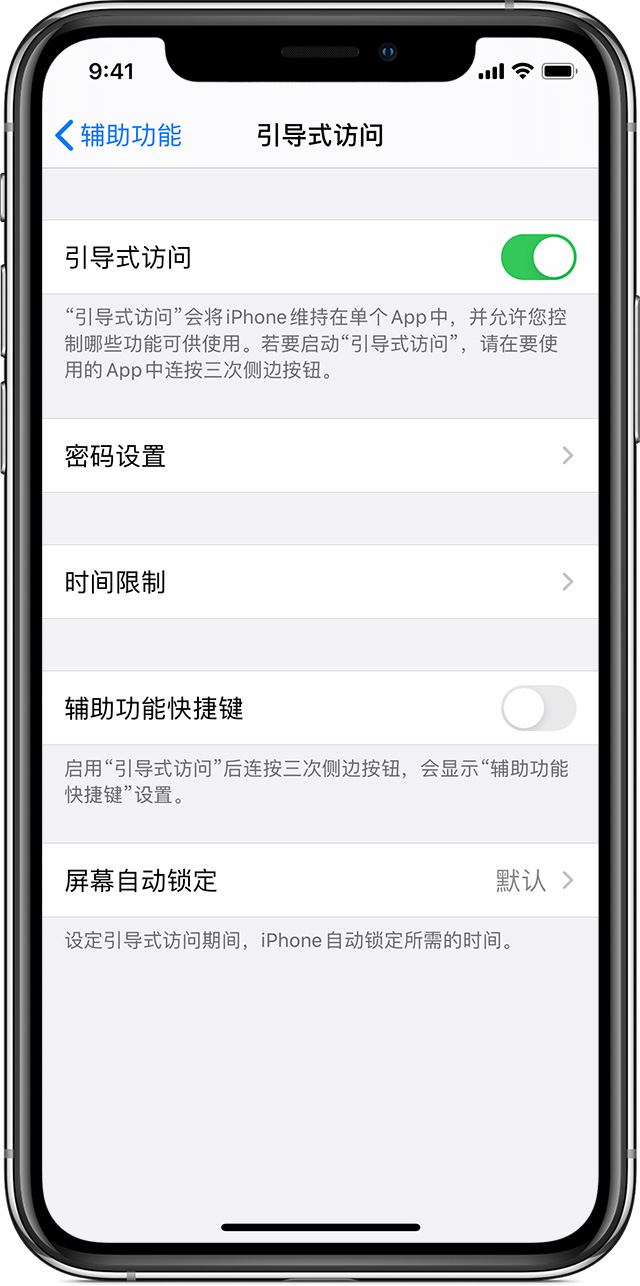 礼县苹果手机维修分享如何在 iPhone 上退出引导式访问 